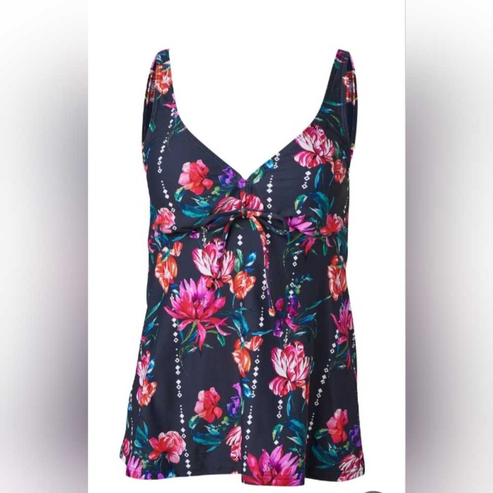 VENUS Sunseeker Floral Drop Tankini Swim Top, size 6 - Picture 3 of 16